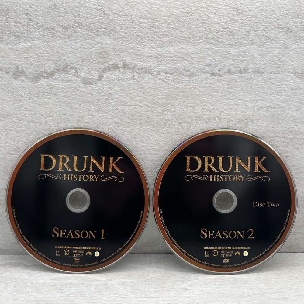 💫 $3 Drunk History Seasons 1 & 2 DVD Collection